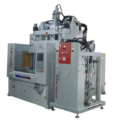 160 ตัน Low Workbench LSR ซิลิโคนตั้ง Rotary เครื่องพิมพ์ฉีด