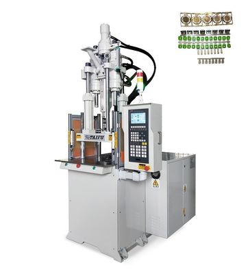 เครื่องฉีดขึ้นรูปแบบแนวตั้งมาตรฐานขนาด 55 ตันสำหรับขั้วต่อ PVC