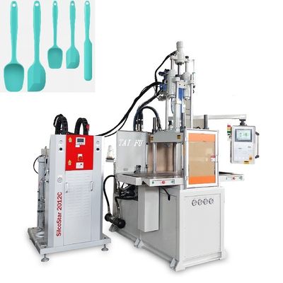 85 ตัน Double Slide LSR Vertical Injection Molding Machine การผลิตซิลิโคน สปาตูลา