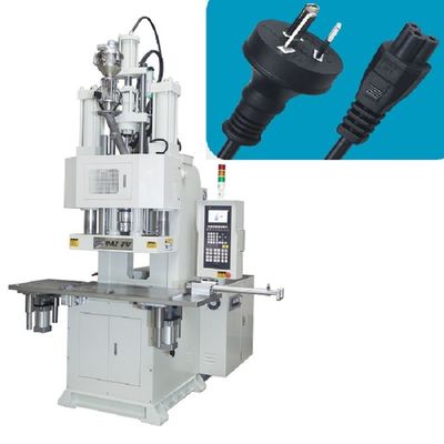 เครื่องทำปลั๊กไฟ 55T เครื่องฉีดขึ้นรูปแบบแนวตั้งพร้อม C-Type
