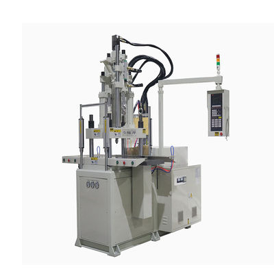ความปลอดภัยสูง Double Slide Vertical Injection Molding Machine สําหรับการผลิตตะขอ