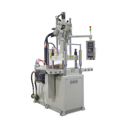 ความปลอดภัยสูง Double Slide Vertical Injection Molding Machine สําหรับการผลิตตะขอ